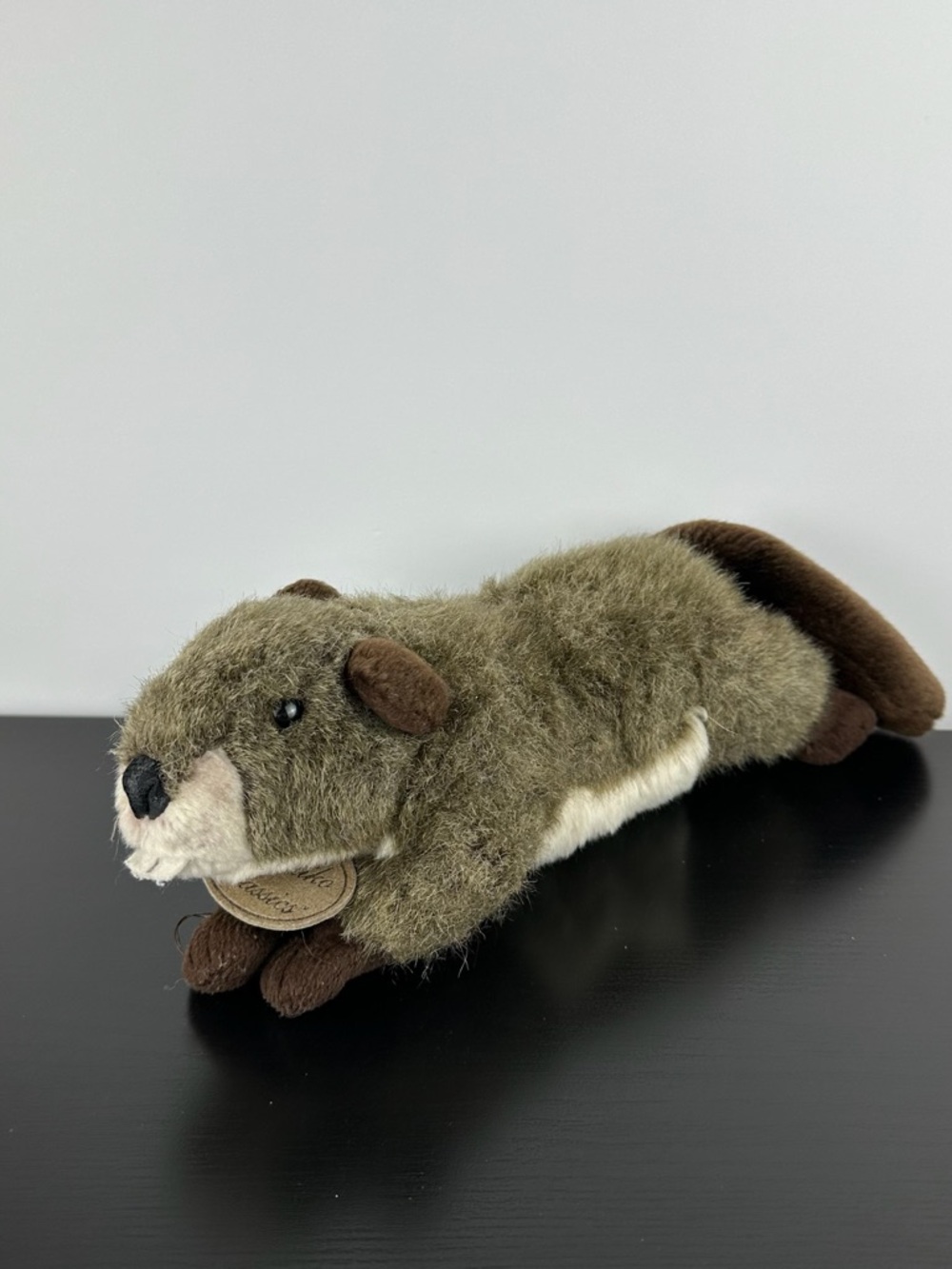 Russ Berrie Yomiko Classics Beaver 11” Realistic Plush Stuffed Animal
